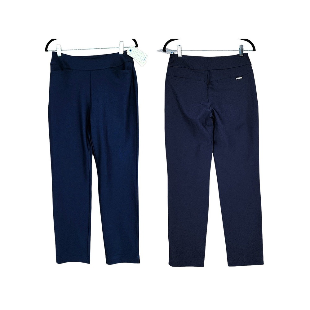 Acegolfs Golf Pants S Women 29x28 Navy Blue UPF 50+ Stretch Performance NEW